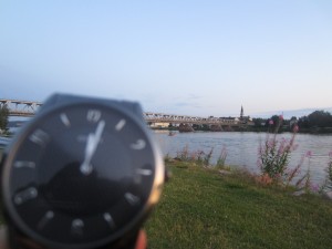 Midnight in the Arctic Circle in Summer