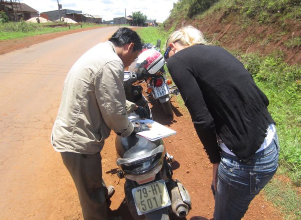 Checking the map